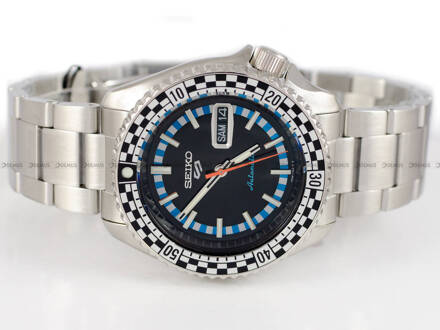 Zegarek Męski Seiko Automatic 5 Sports Checker Flag SRPK67K1 - Special Edition