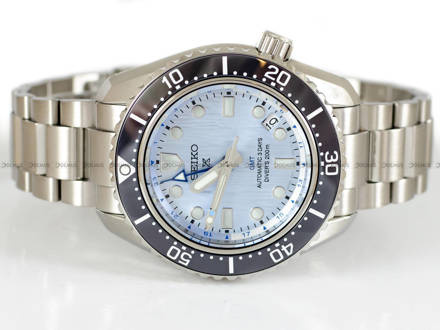 Zegarek Męski Seiko Prospex 1968 Diver’s Modern Re-interpretation GMT "Save the Ocean" SPB385J1 - Limitowana Edycja