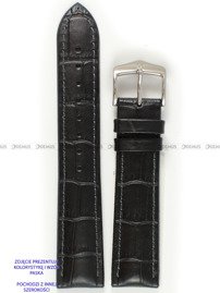 Pasek skórzano-kauczukowy do zegarka - Hirsch Paul 0925028050-2-19 - 19 mm