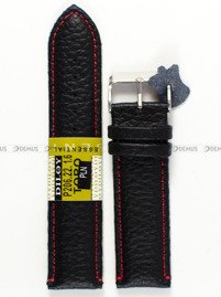 Pasek skórzany do zegarka - Diloy P206.22.1.6 - 22 mm