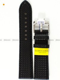 Pasek wodoodporny karbonowy do zegarka - Morellato A01U3586977819CR24 24 mm