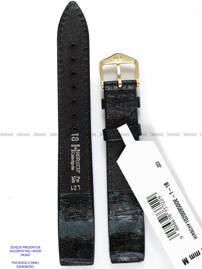 Pasek zaczepowy klejony skórzany do zegarka - Hirsch Camelgrain 10200950OE-1-16 - 16 mm