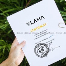 Zegar ścienny VLAHA VCT1012 - Wykonany z palonego drewna olchowego - 33 cm - Limitowana Edycja