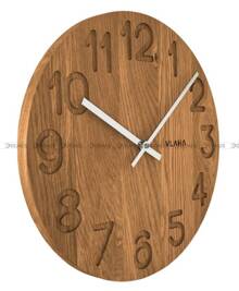 Zegar ścienny Vlaha Original VCT1124 - Z litego drewna dębowego - 34 cm