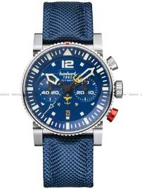 Zegarek Męski Automatyczny Hanhart PRIMUS FLY NAVY STEEL MFG3 44 mm 740L.270-3320